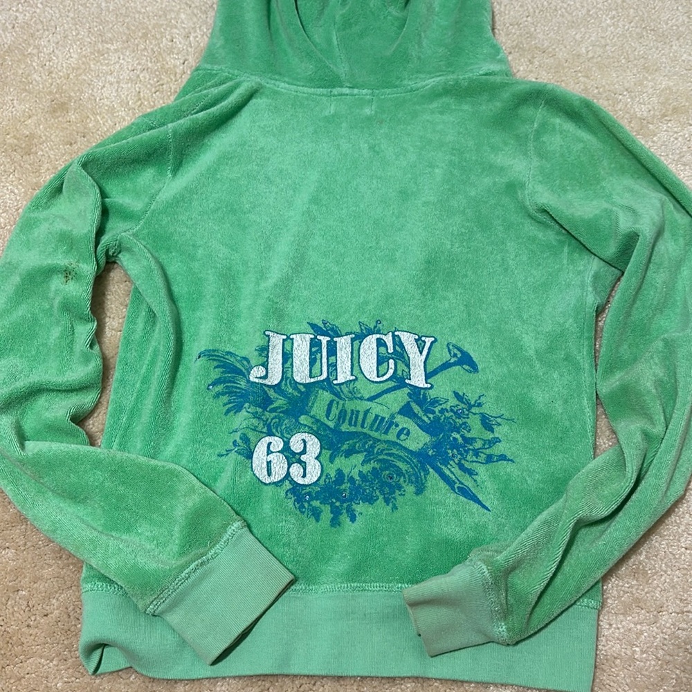 Juicy Couture Vintage Zip Up Hoodie